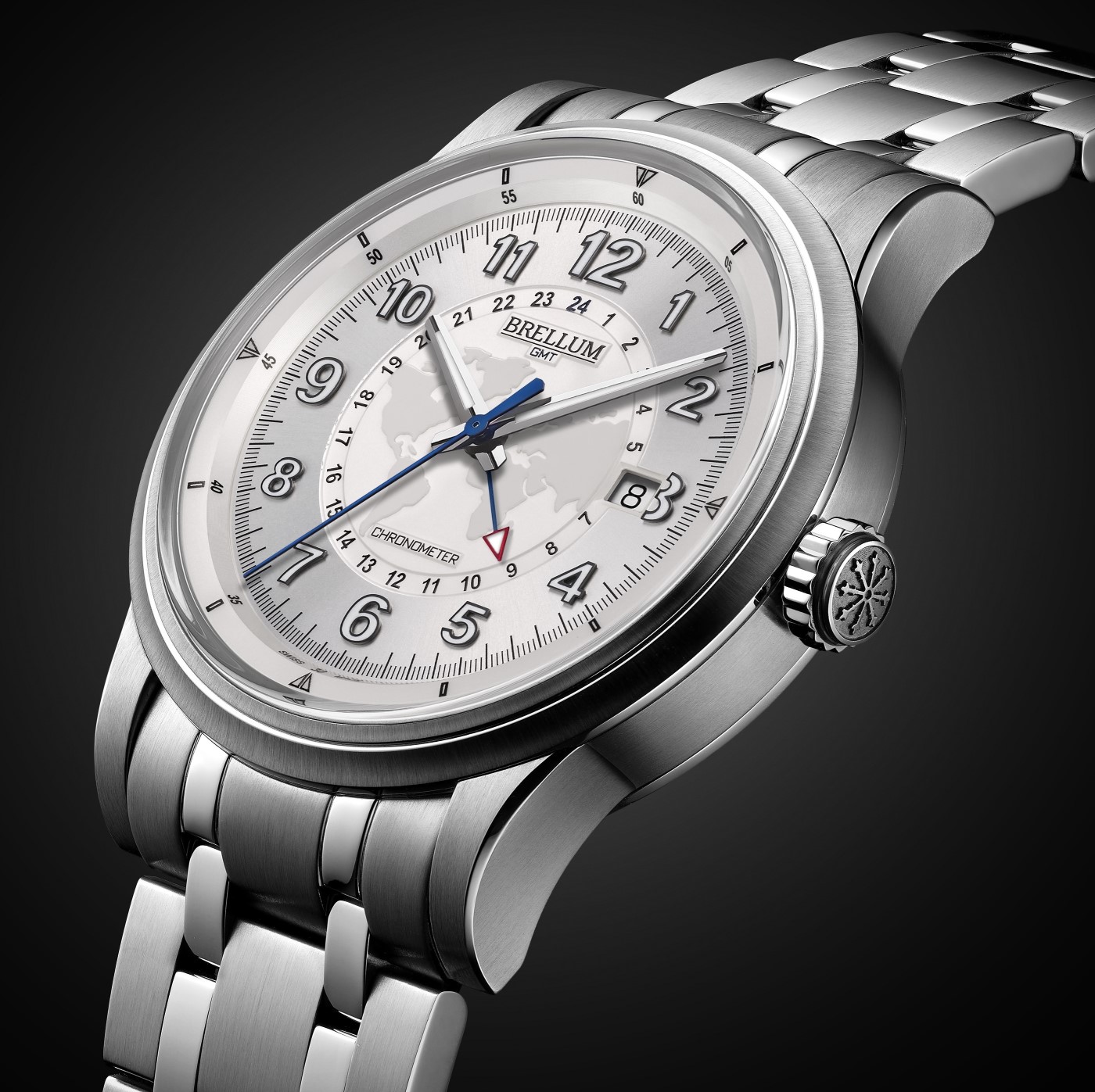Wyvern GMT Silver dial